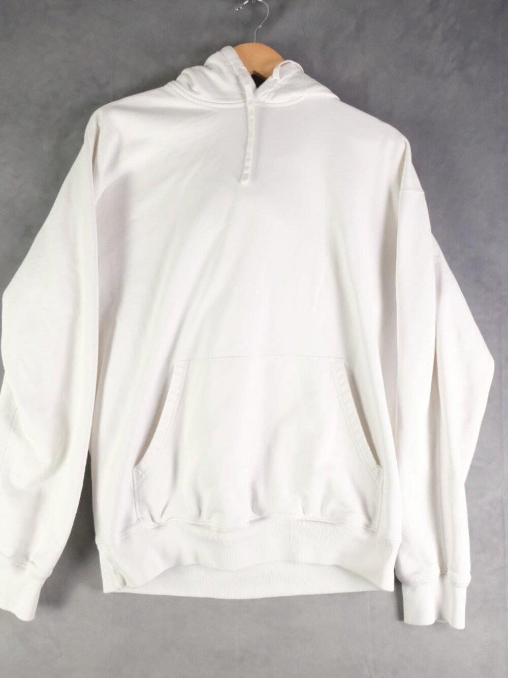 Reigning Champ Hoodie Mens Medium White Pullover Sweatshirt Jersey Medium Weight